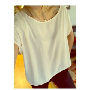 Forever 21 White/Cream Tee